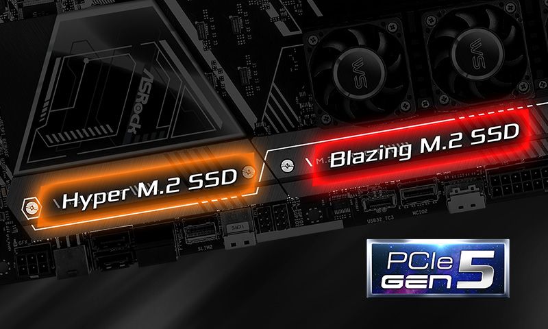 PCIe Gen5 Blazing M.2